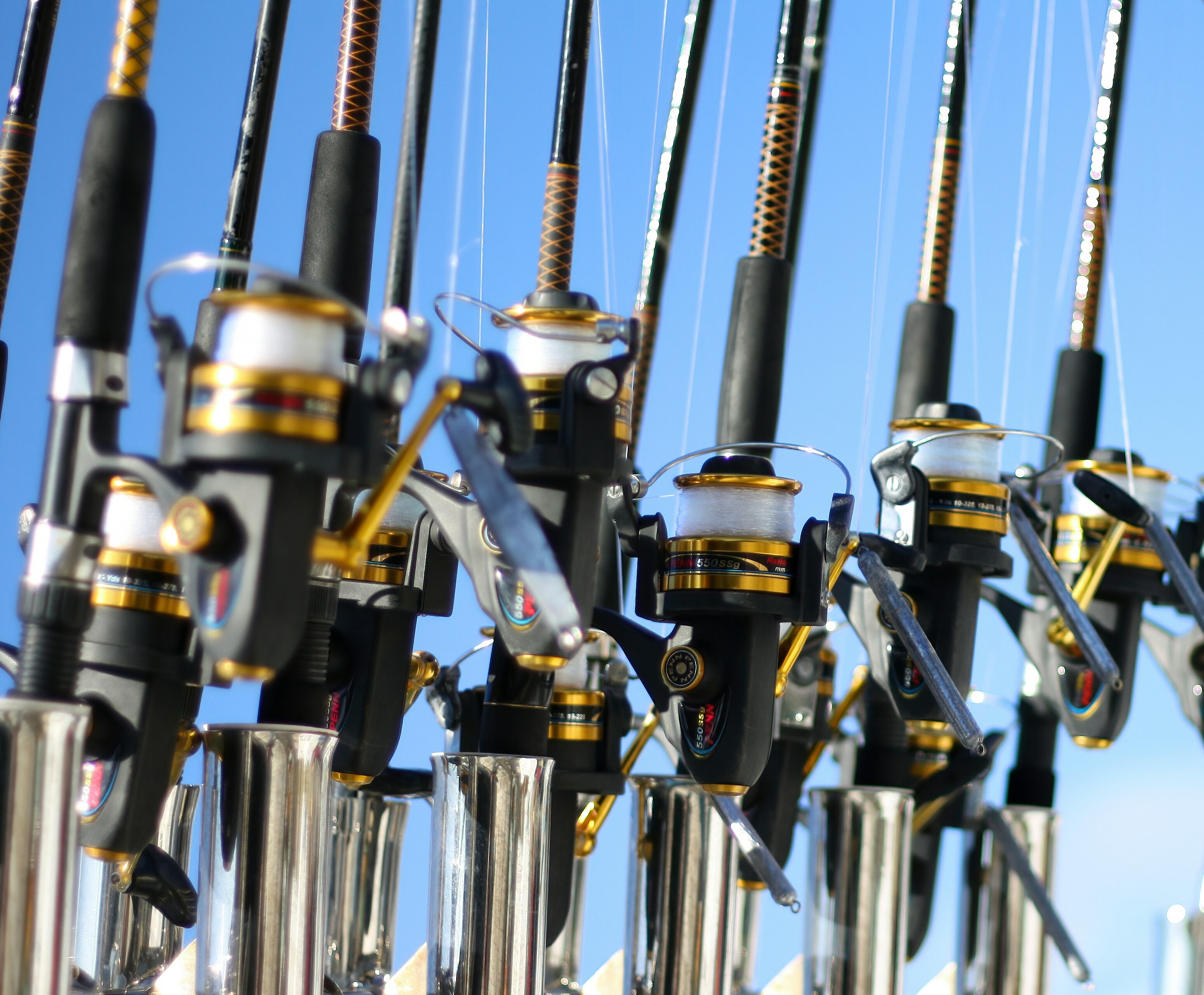 Quality rods and reels supplied